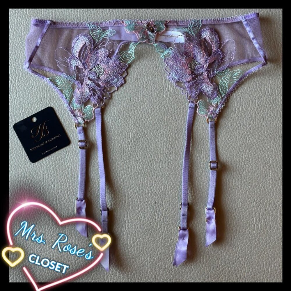 Honey Birdette Christine Unicorn Suspender Garter Size Medium